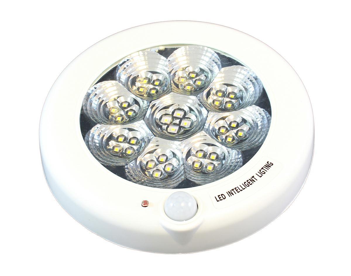 LED21 LED svítidlo 8W s PIR čidlem 36xSMD2835 1300lm,schodišťové, STUDENÁ BÍLÁ ZD55A